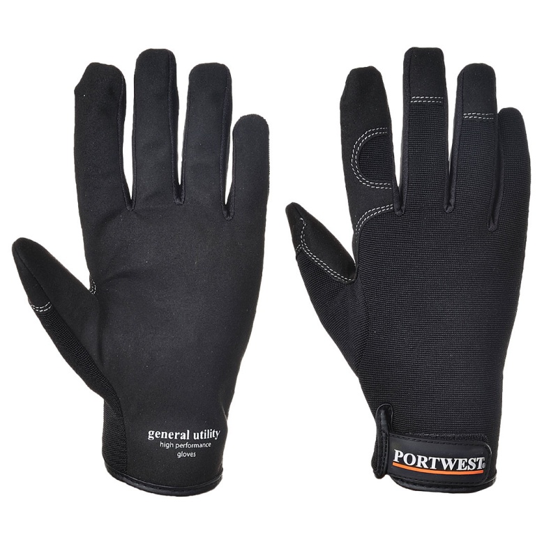 Portwest Black General Utility Gloves A700BK